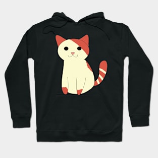 A sitting cat (red and cream) Hoodie